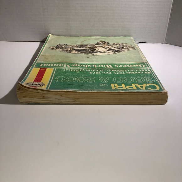 ⭐️ Capri V6 2600 & 2800 Owners Workshop Manual, 1971 thru 1975 - Picture 3 of 16